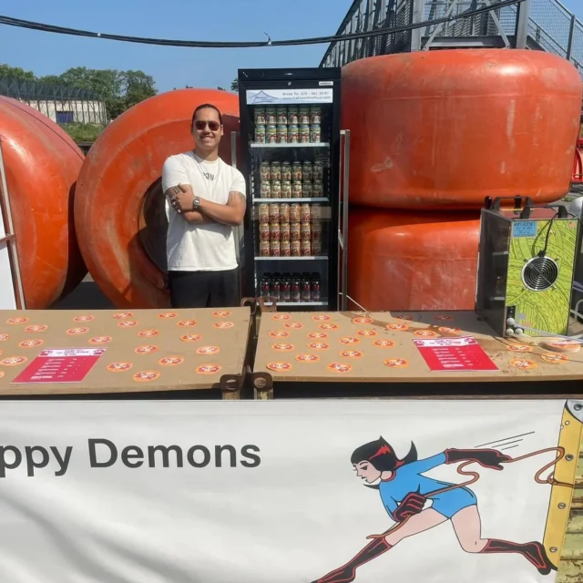 Kom gezellig langs bij het #pow #bierfestival bij @pier15skatepark en geniet van onze bieren 😁